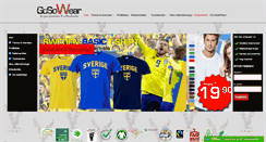 Desktop Screenshot of gosowear.se